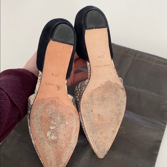 Coye Nokes snakeskin flats - Picture 4 of 6